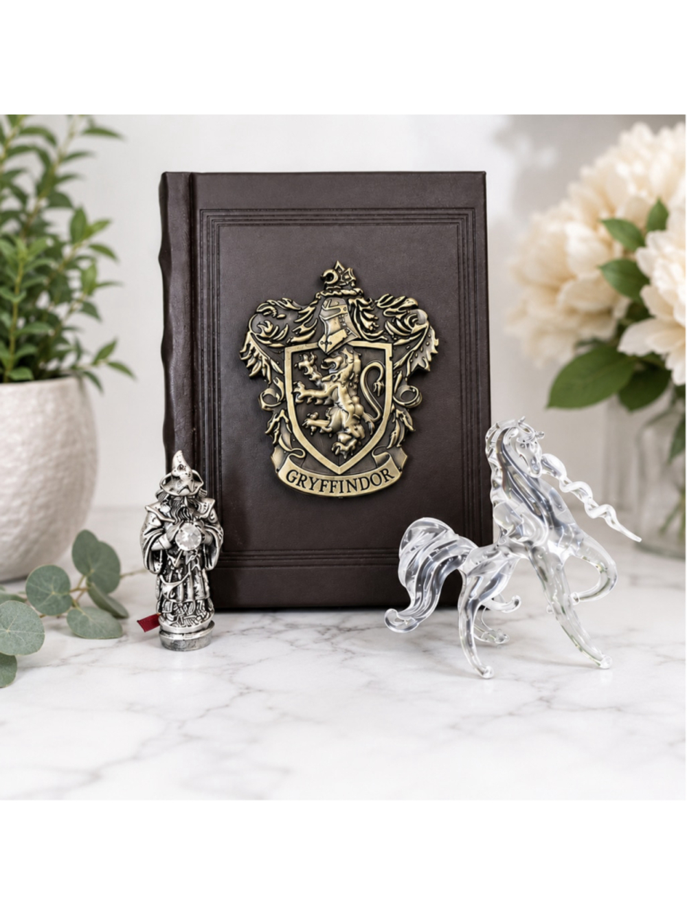 Gryffindor Journal with Wizard and Glass Horse